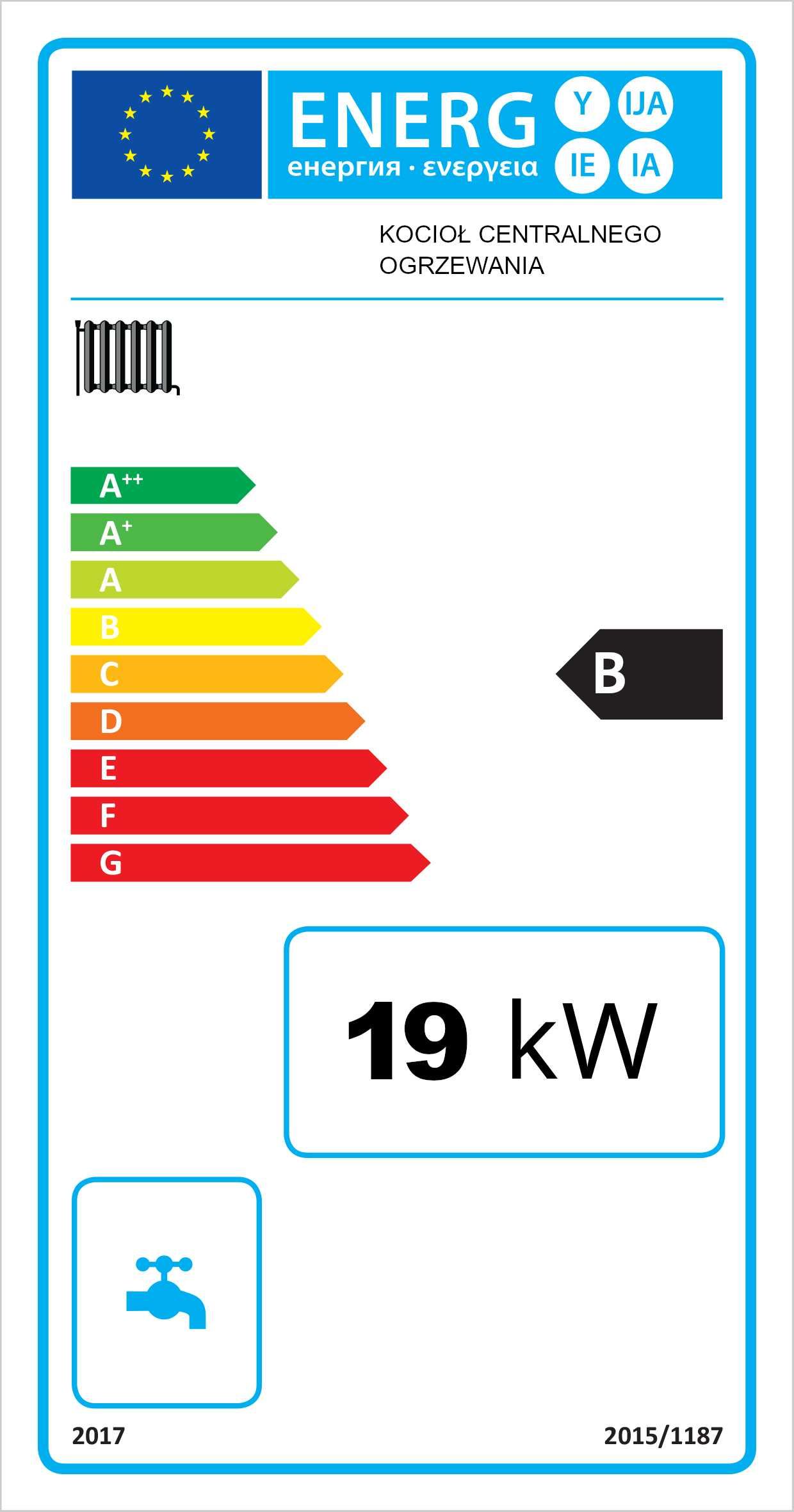 KOTŁY 19 kW do 210m2 Kocioł  z PODAJNIKIEM Piec na  EKOGROSZEK