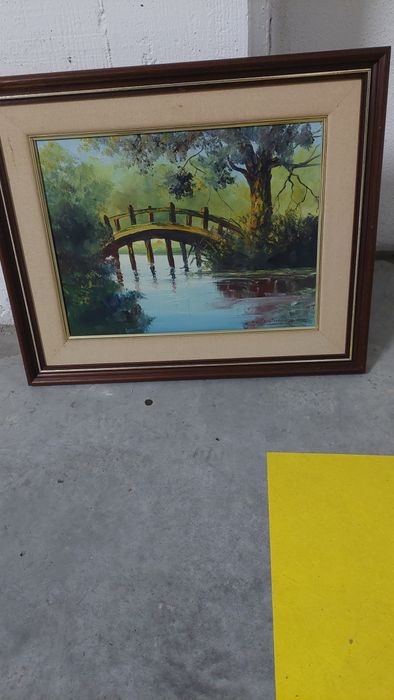 Quadro pintado à mão