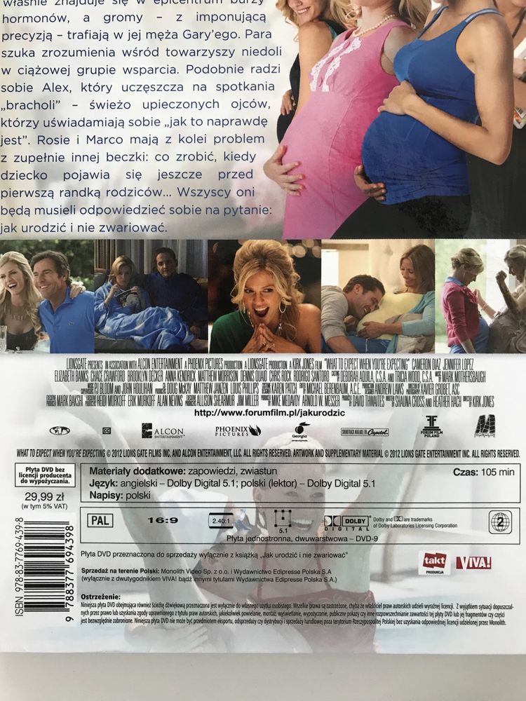 Komedia film DVD Jak urodzić i nie zwariować