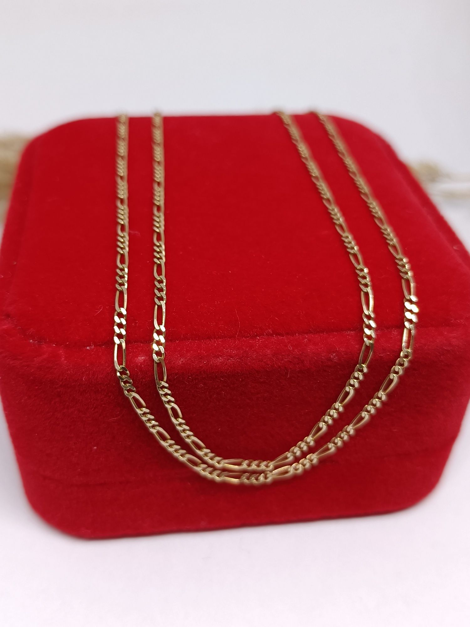 Klasyczny łańcuszek ze złota, złoto pr 585, figaro