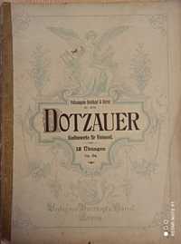 Nuty na wiolonczelę  Dotzauer  12 etiud op.54  wyd. Breitkopf  Hartel