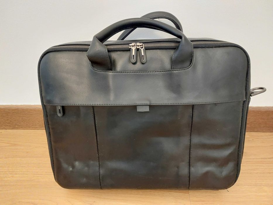 Mala para computador portátil (em pele)