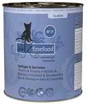 Karma dla kota bez zbóż i GMO - Catz Finefood DRÓB i KREWETKI 800g