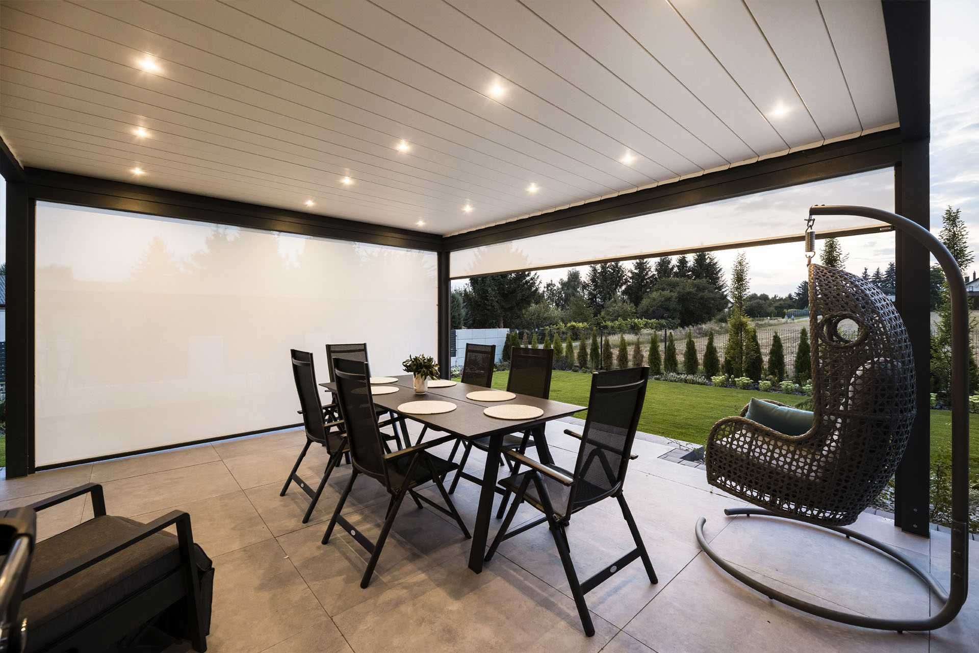 Pergola Ogród zimowy Zadaszenie tarasu Lamele Nowoczesny Design