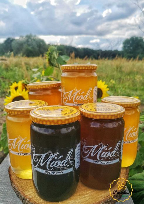 POLSKIE MIODY - Miód z Własnej Pasieki / DARMOWY DOWÓZ | Bez chemii !
