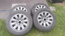 Opony zimowe Kleber 205/55R16 5x112 na stalowych felgach .