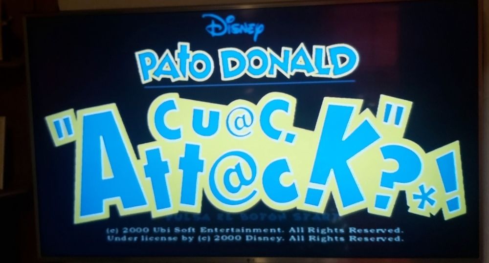 Dreamcast+Jogo Donald duck Attack Completo.