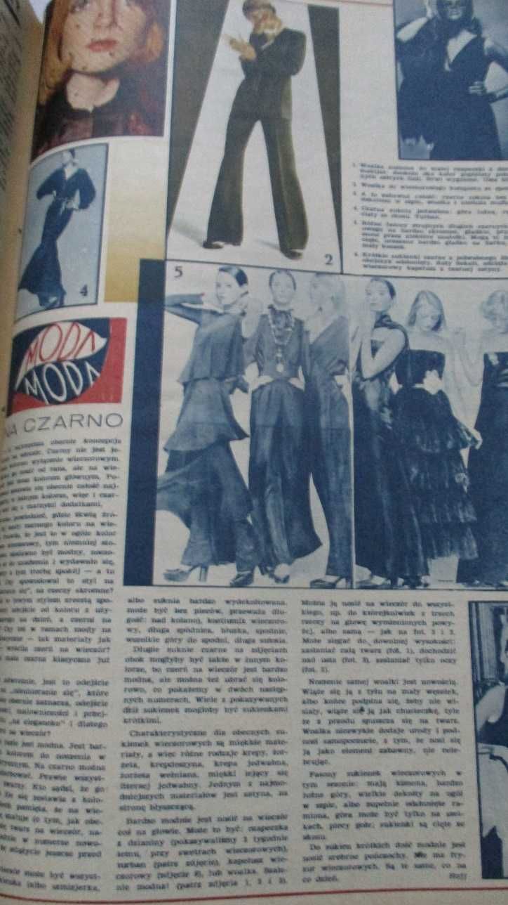 Przekrój - rocznik 1972/czasopisma/PRL/kultura/moda/sztuka, rozrywka