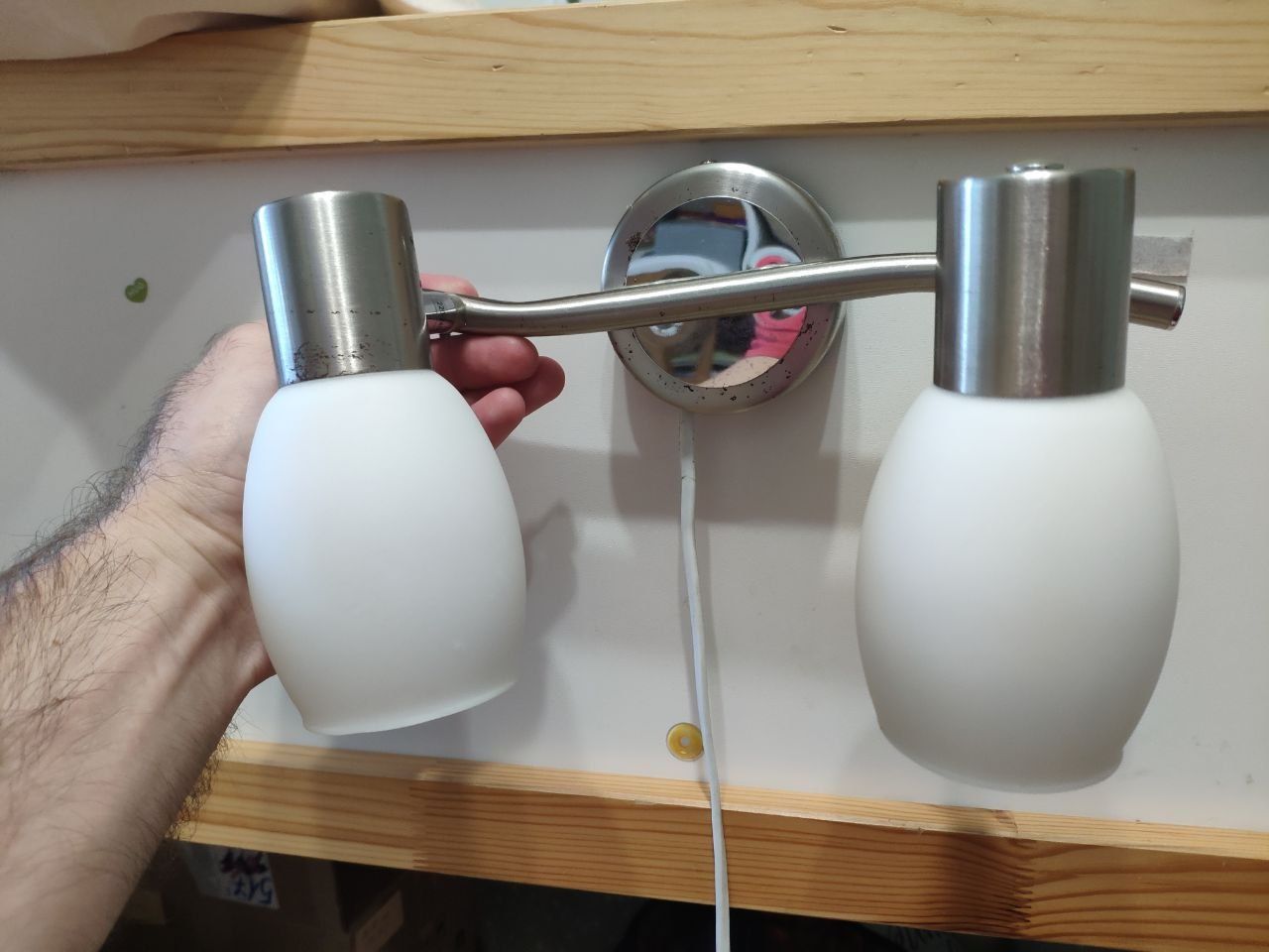 Світильник настінний спот 2 плафони LED