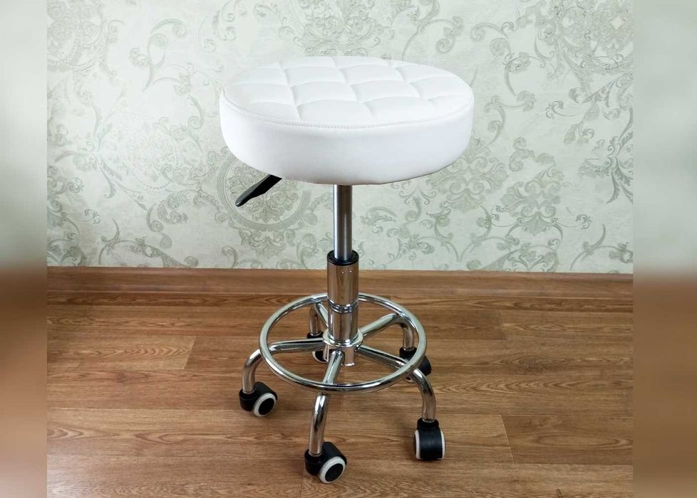 Стілець для майстра Salon-07 крісло кругле на колесах / Стул мастера