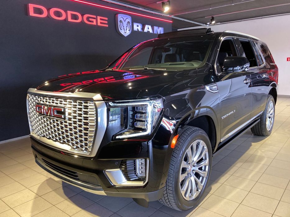 GMC Yukon Denali! 6.2 V8! 426 KM! Pneumatyka! Salon PL! Gwarancja! Black + Chrom