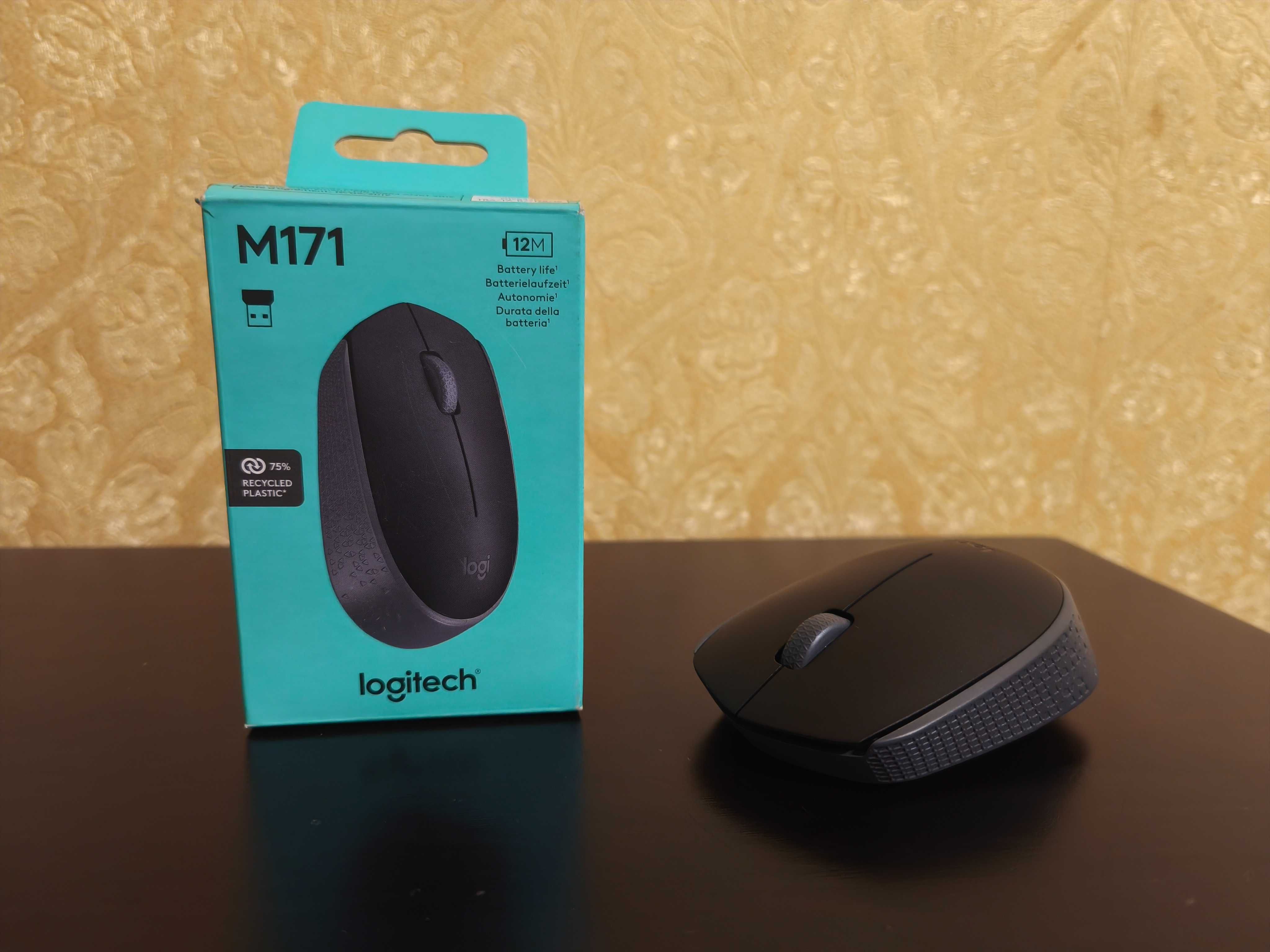 Мишка бездротова Logitech M171 Black