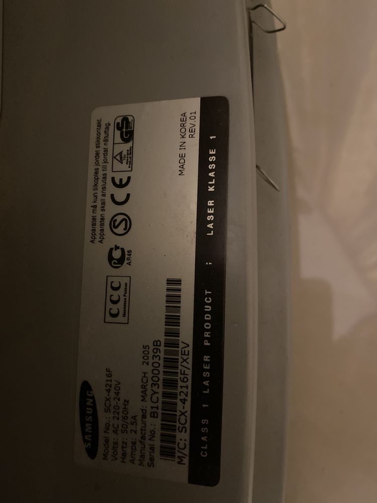 Принтер-сканер-факс Samsung SCX-4216F