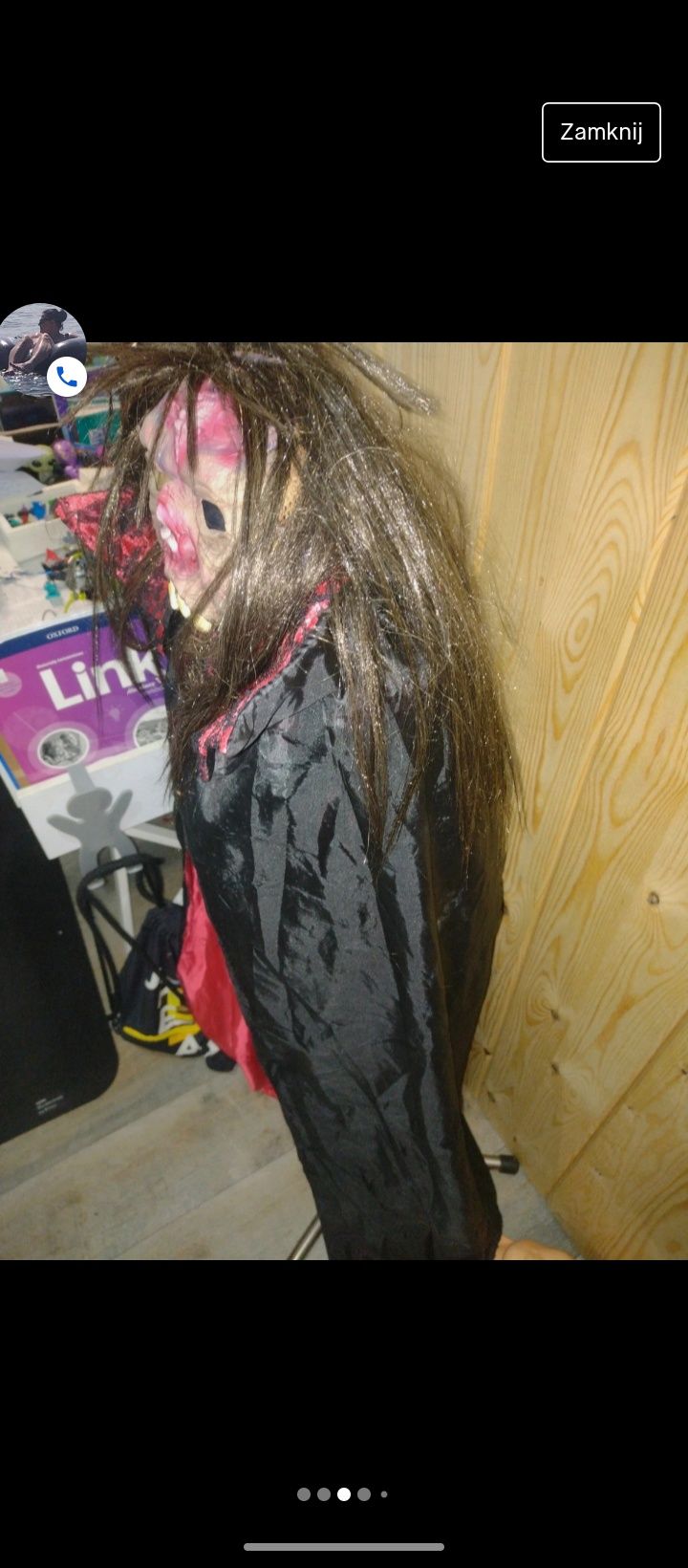 Kostium Halloweenowej Kobiety Potwór strój  przebranie karnawałowy dla