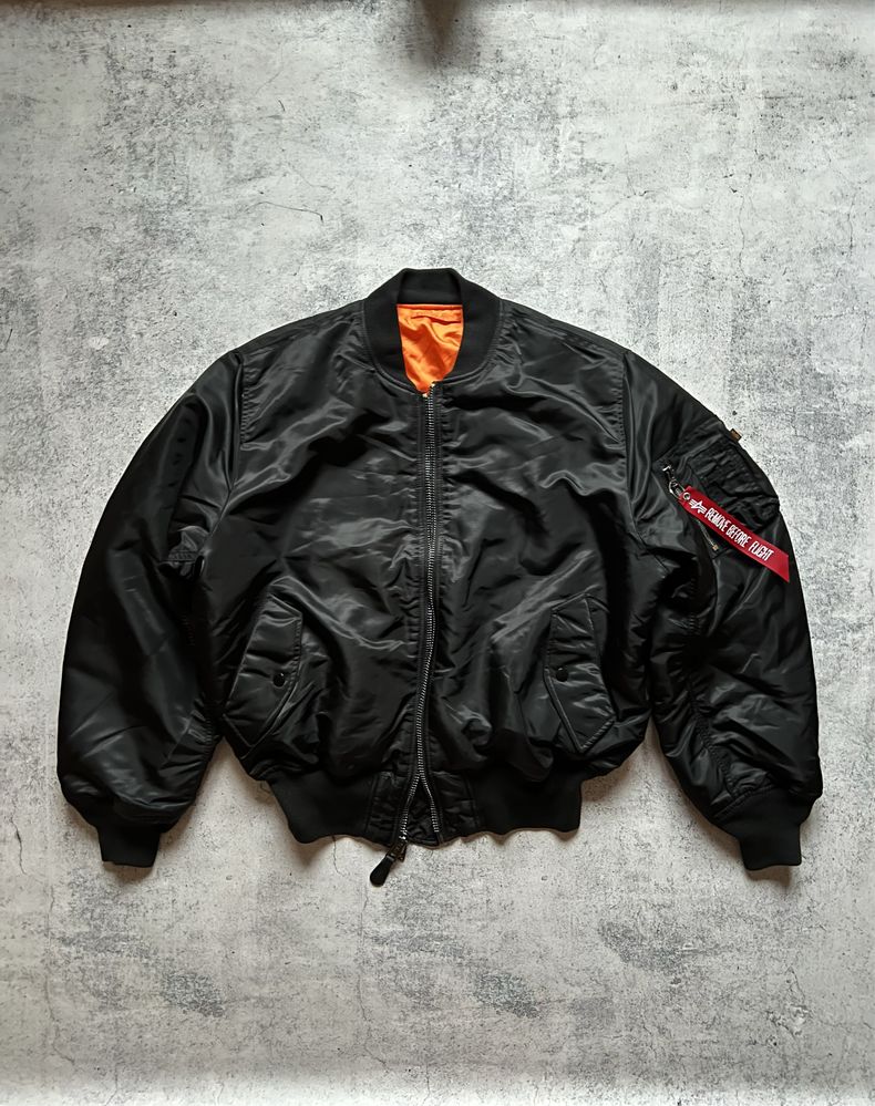 Бомбер ALPHA INDUSTRIES МА 1 з НОВИХ колекцій куртка альфа cwu bomber