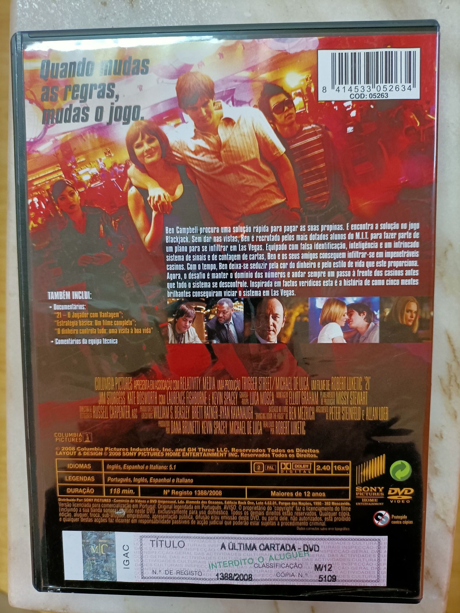 DVD original "A última cartada"