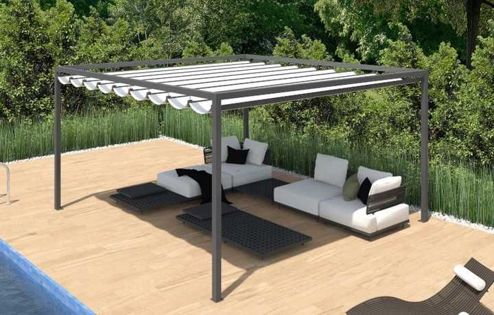 Pergola Tarasowa Zadaszenie Tarasu Altana DRAGON 330x330 Na wymiar