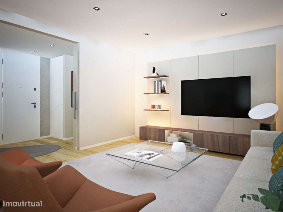 Apartamento T3 em construção com terraço e varanda na Maia
