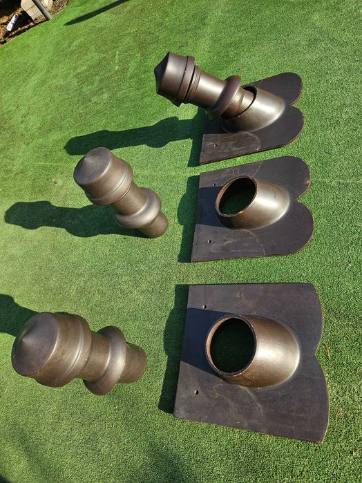 karpiówka kominek wentylacyjny antracyt Koramic