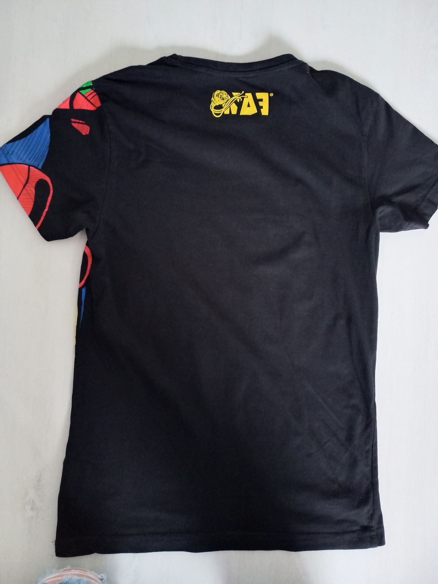 Koszulka z nadrukiem Cropp czarna S