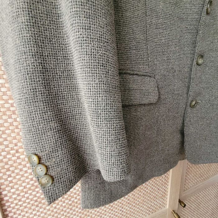 Męska marynarka, xl, fakturowania materiał.