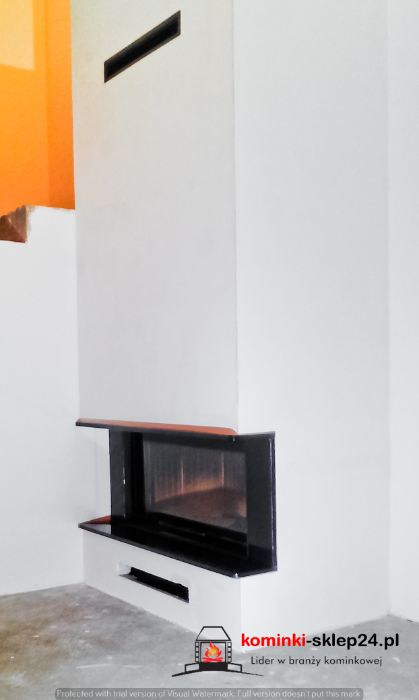 wkład kominkowy Lucy 12 PW płaszcz wodny KRATKI 10 lat gwarancji