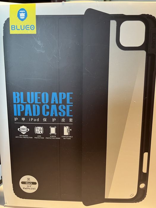 Чехол на Ай Пад ( i Pad pro 3/4/5 ) 12,9”  (“ BLUEO” )