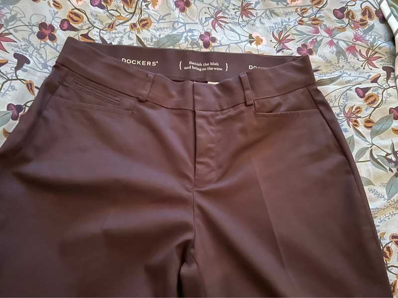 Calça mulher castanha Dockers