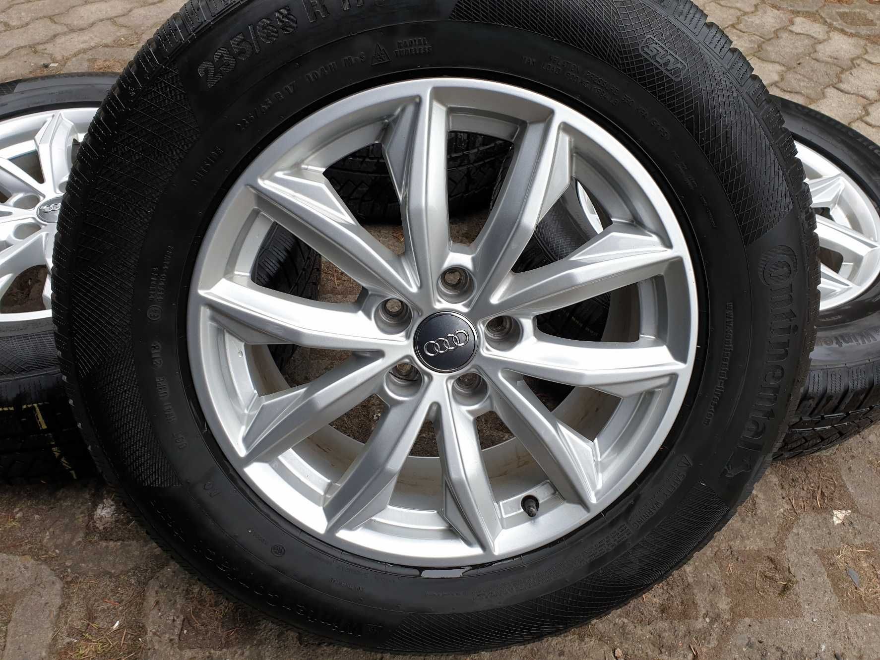 Felgi aluminiowe 17" 5x112 Audi Q5 z oponami zimowymi