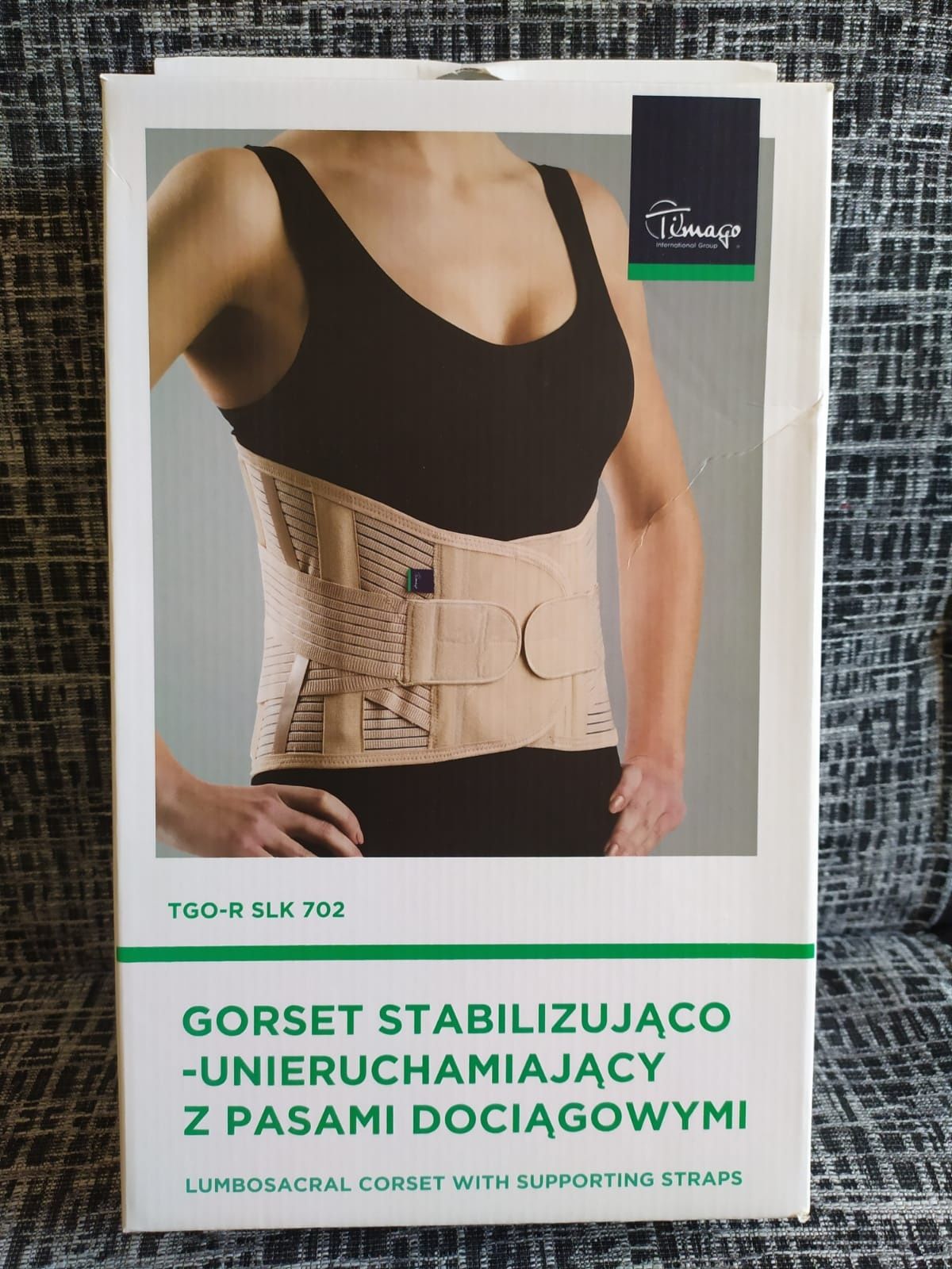 Gorset stabilizująco-unieruchamiajacy z pasami dociągowymi (XL)