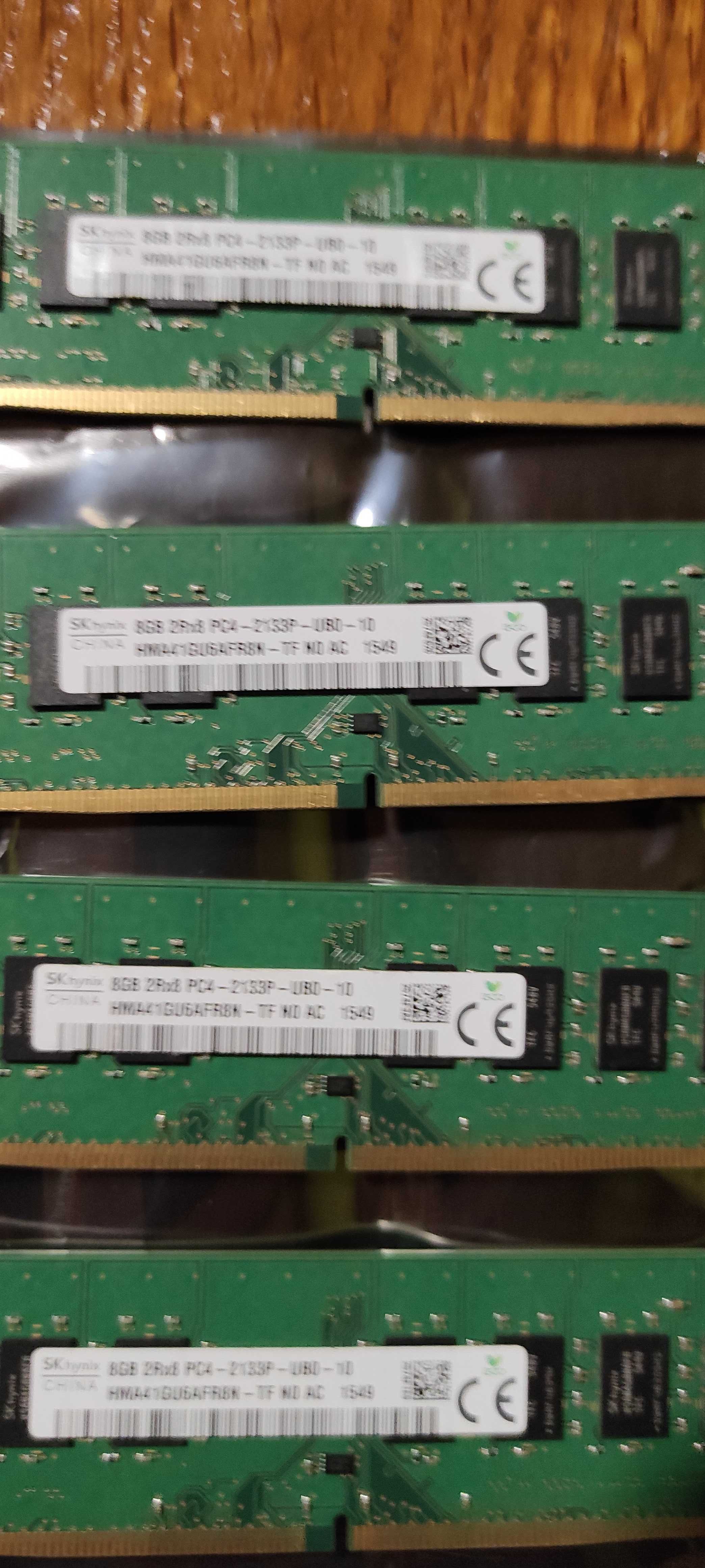 Memórias 8GB DDR4 para computador