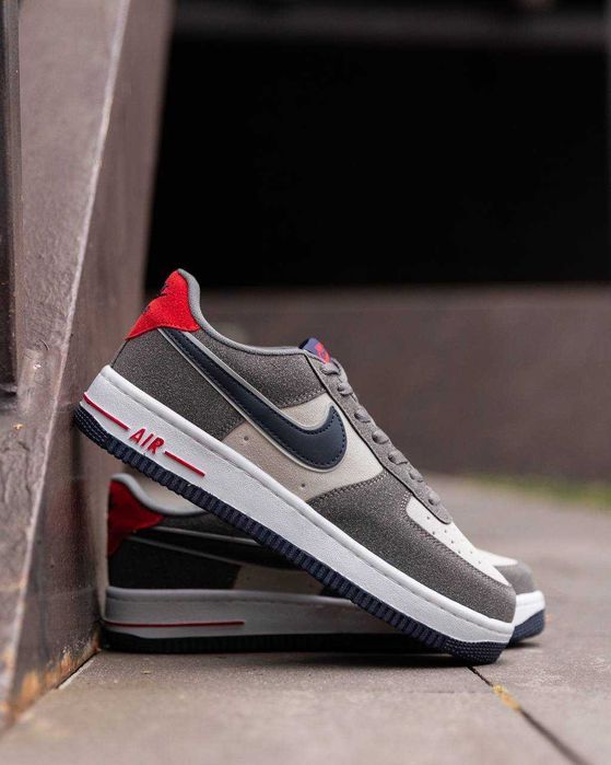 Кросівки Nike Air Force Grey Blue Red premium i96