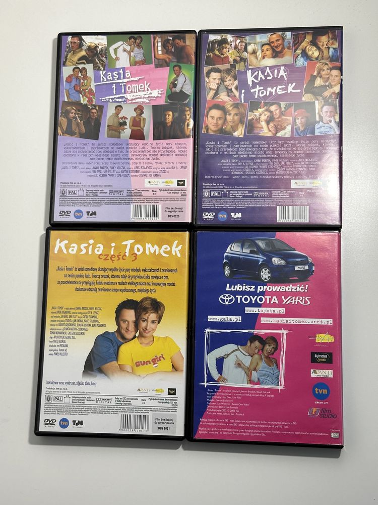 Kasia i Tomek DVD Część 1-3 + Gratis Serial TVN