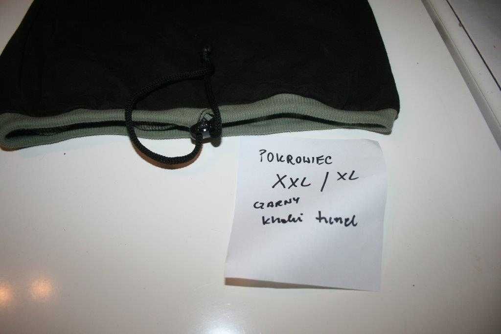 pokrowiec worek na kask narciarski XL/ XXL czarny tunel khaki