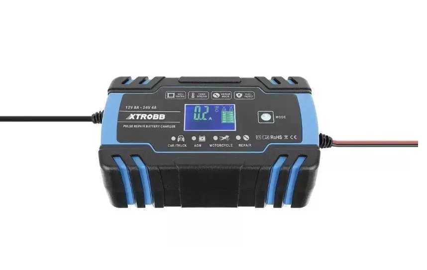 зарядний пристрій 12V-24V для акумуляторів зарядне 12в зарядне 24 в