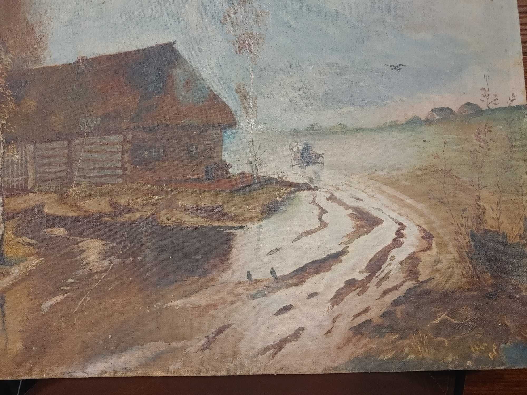 Stary obraz olejny