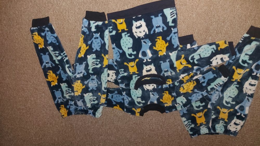 Дитяча тепла піжама, домашній костюм