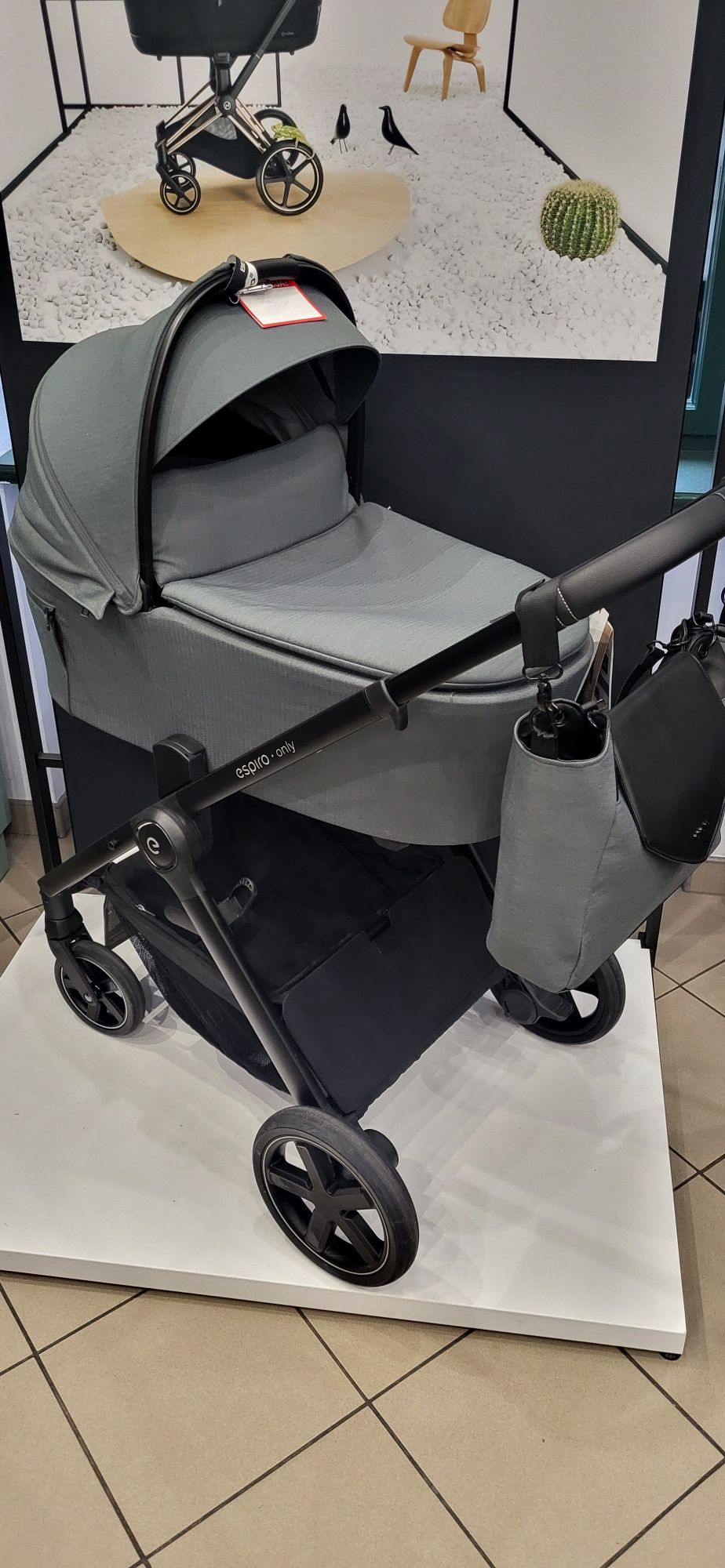 Wózek głęboko spacerowy 2w1 Espiro Only