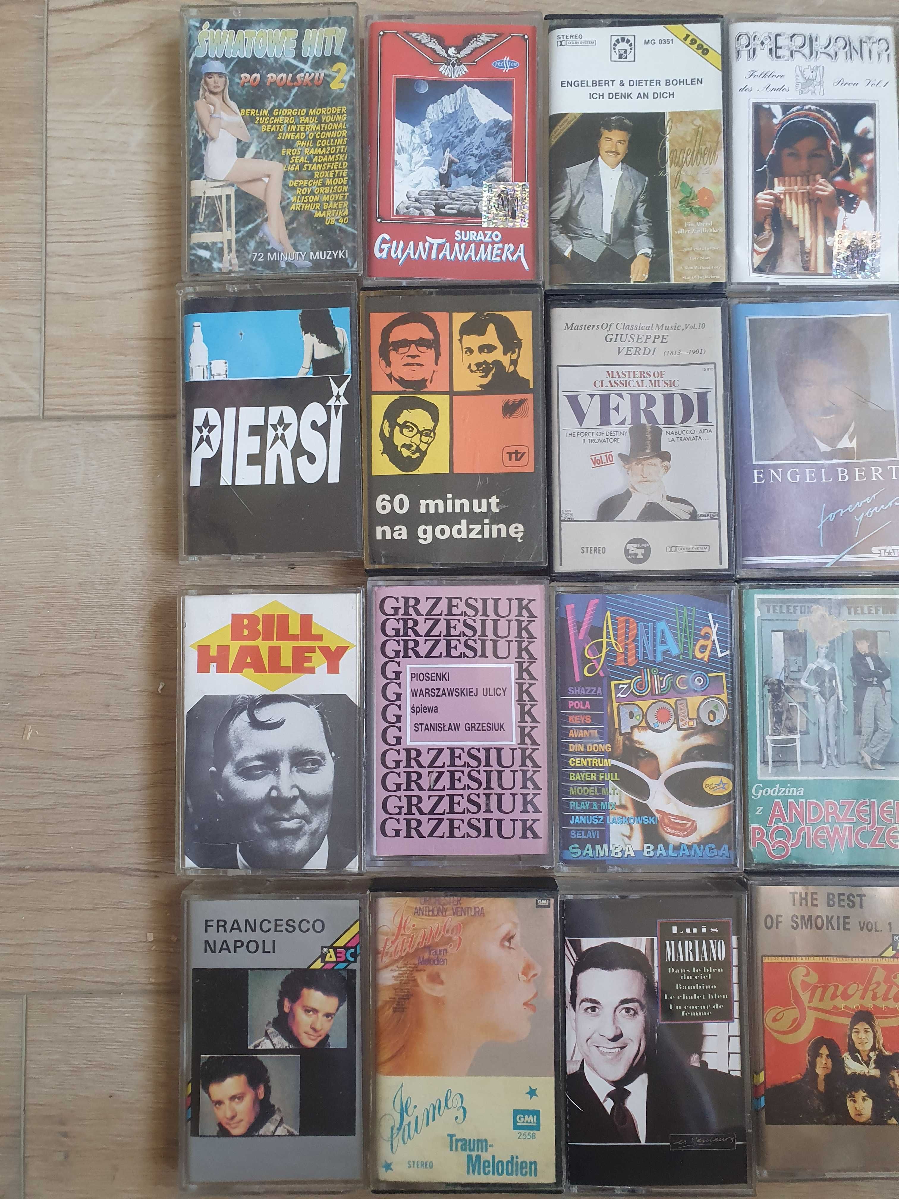 Kasety megnetofonowe kolekcja retro audio 31 sztuk