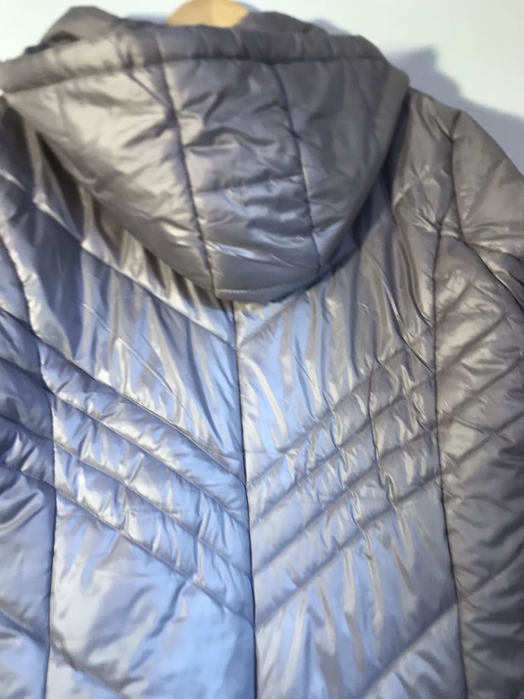 Płaszcz zimowy damski z kapturem FC MINA rozm. 4XL - 48