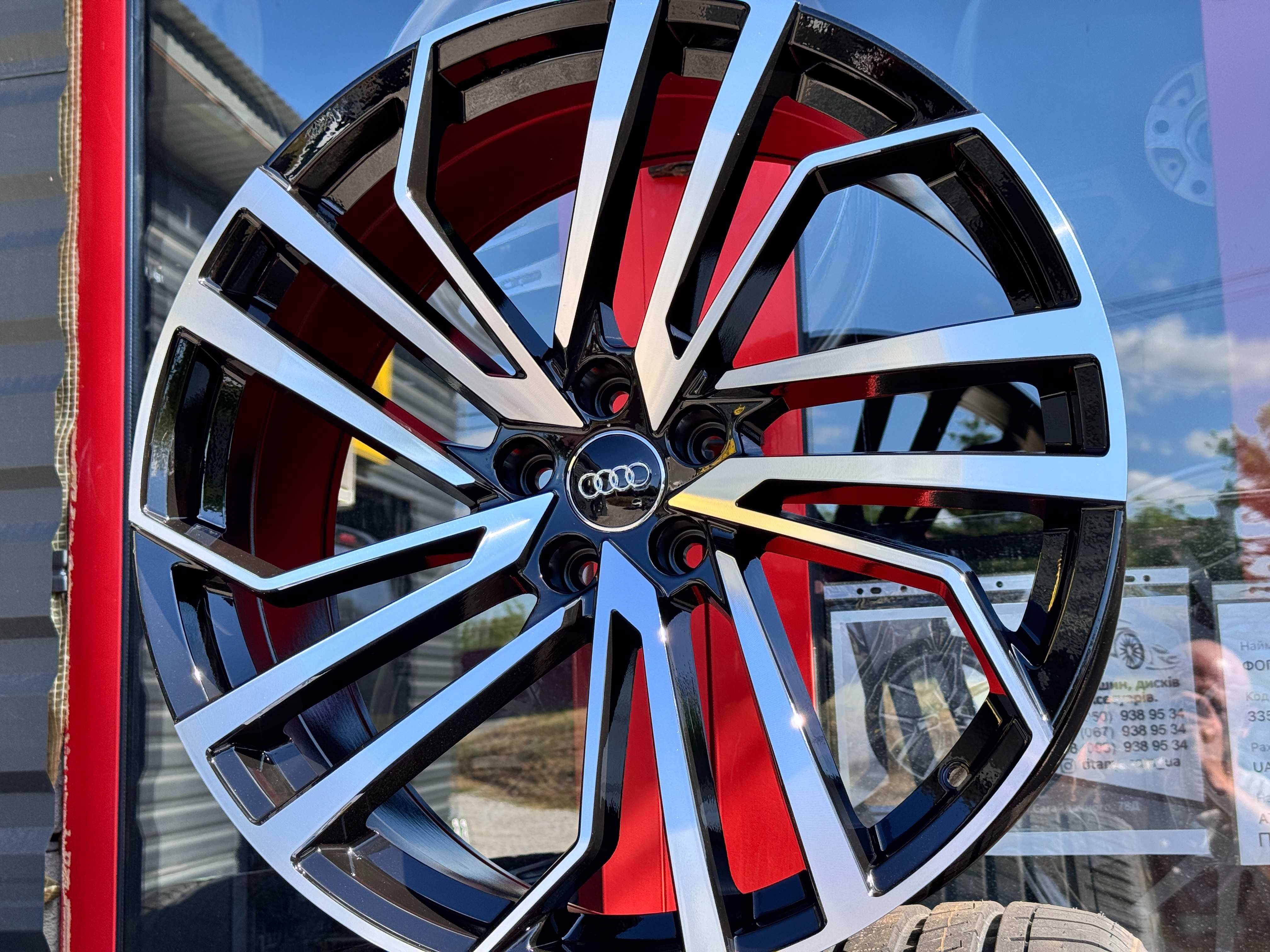 Нові диски R21 5x112 9j et28 Audi A5 Q7 Q8 RS Sline VW Touareg A6 A8