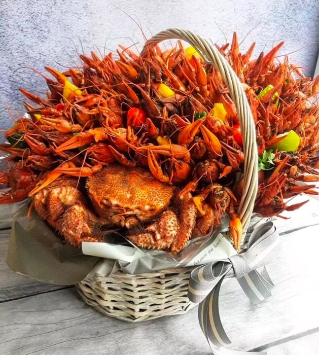 Раки букети, корзини, бокси