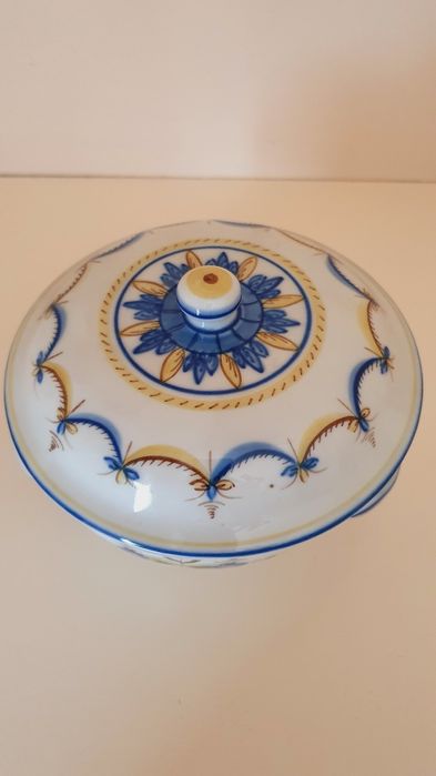 Taça com tampa louça Viana