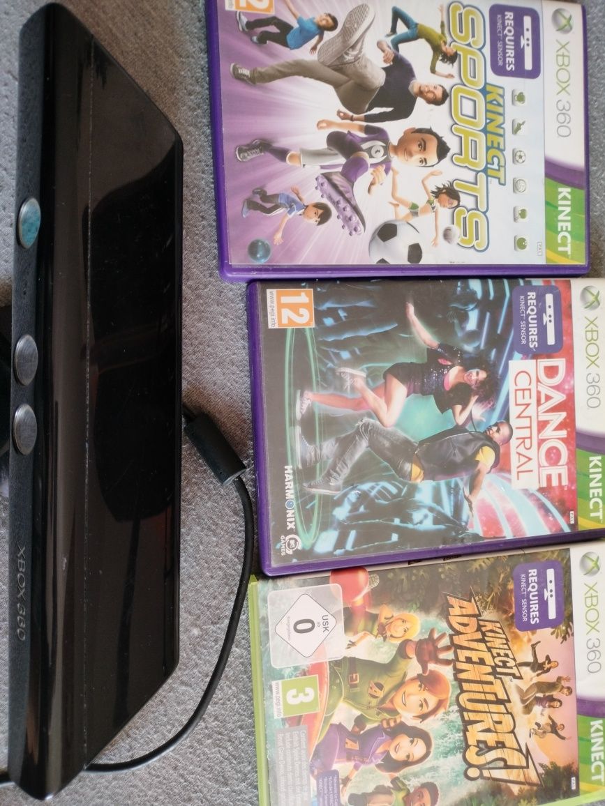 Kinect+3gry do xbox360