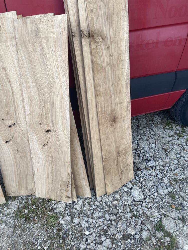 Sprzedam obłogi lamele 7 mm grubość naturalny fornir debowy