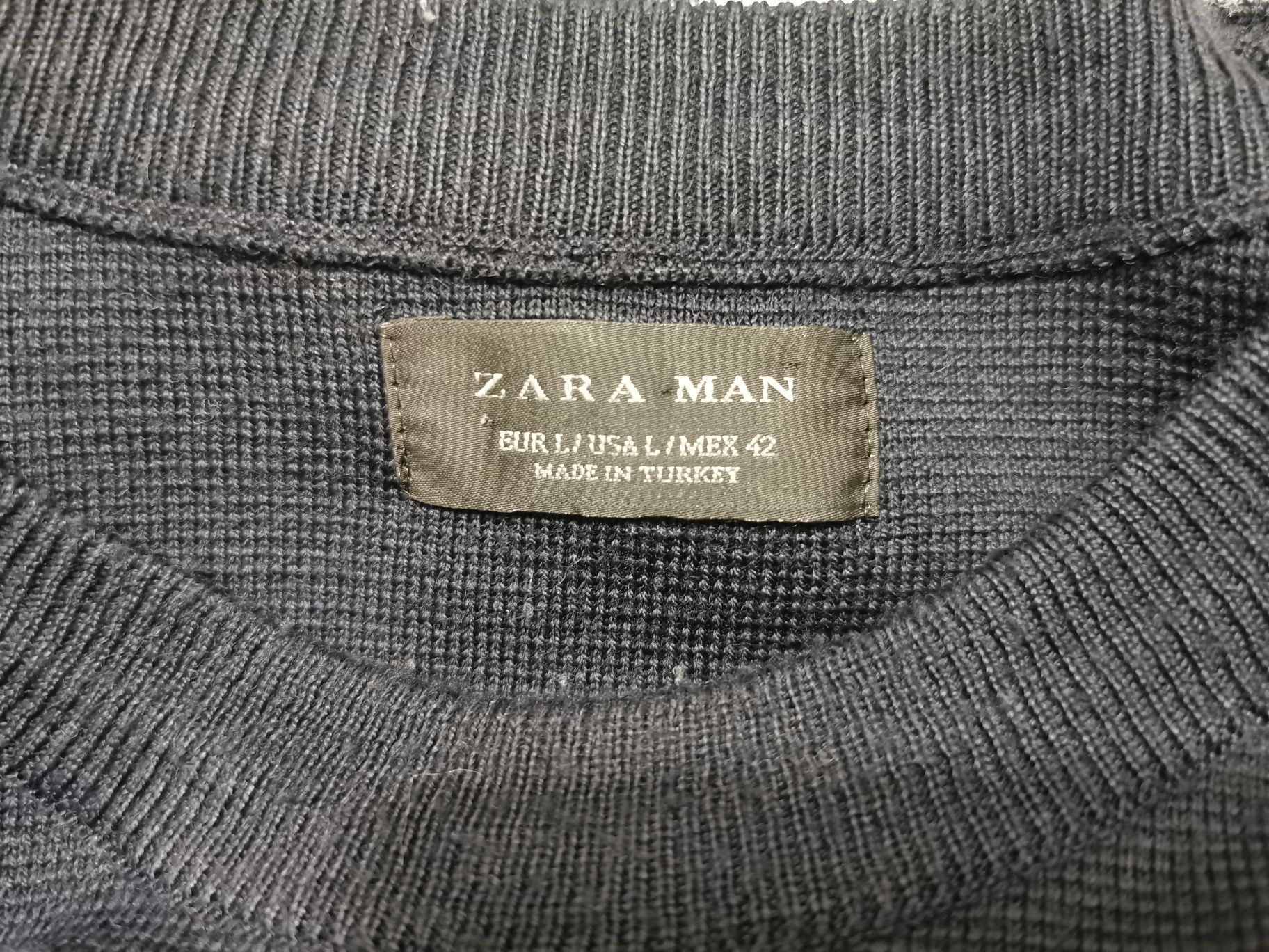 Sweter męski sweterek bluzka bluzeczka z długim rękawem Zara L 40