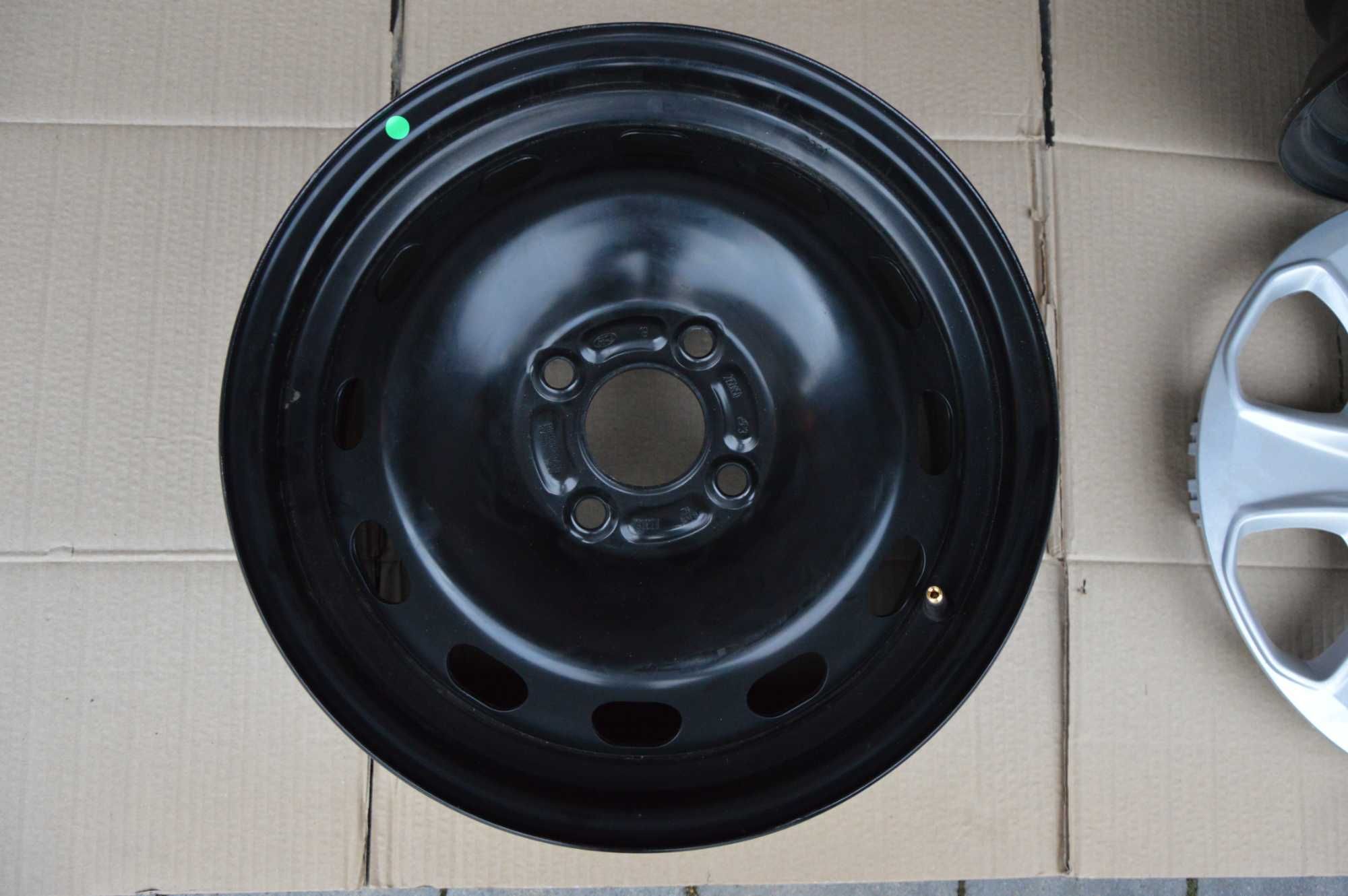 FELGI 15 nowe OEM + kołpaki Transit Fiesta Focus BMax Ka Fusion 4x108