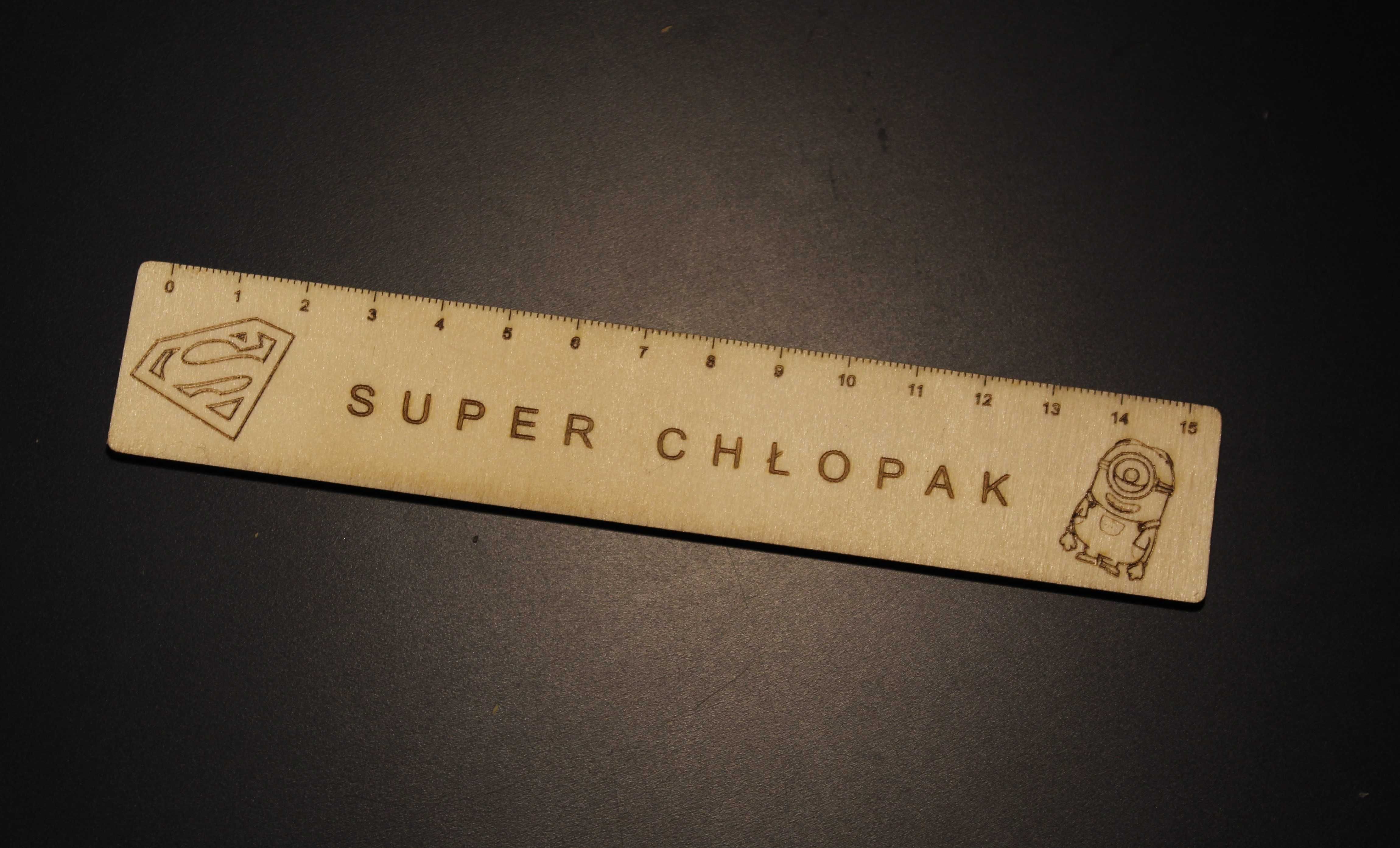 Linijka Dzień Chłopaka Super Chłopak 15 cm