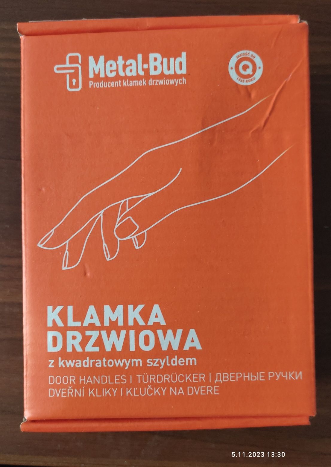 Klamka dzwiowa nowa