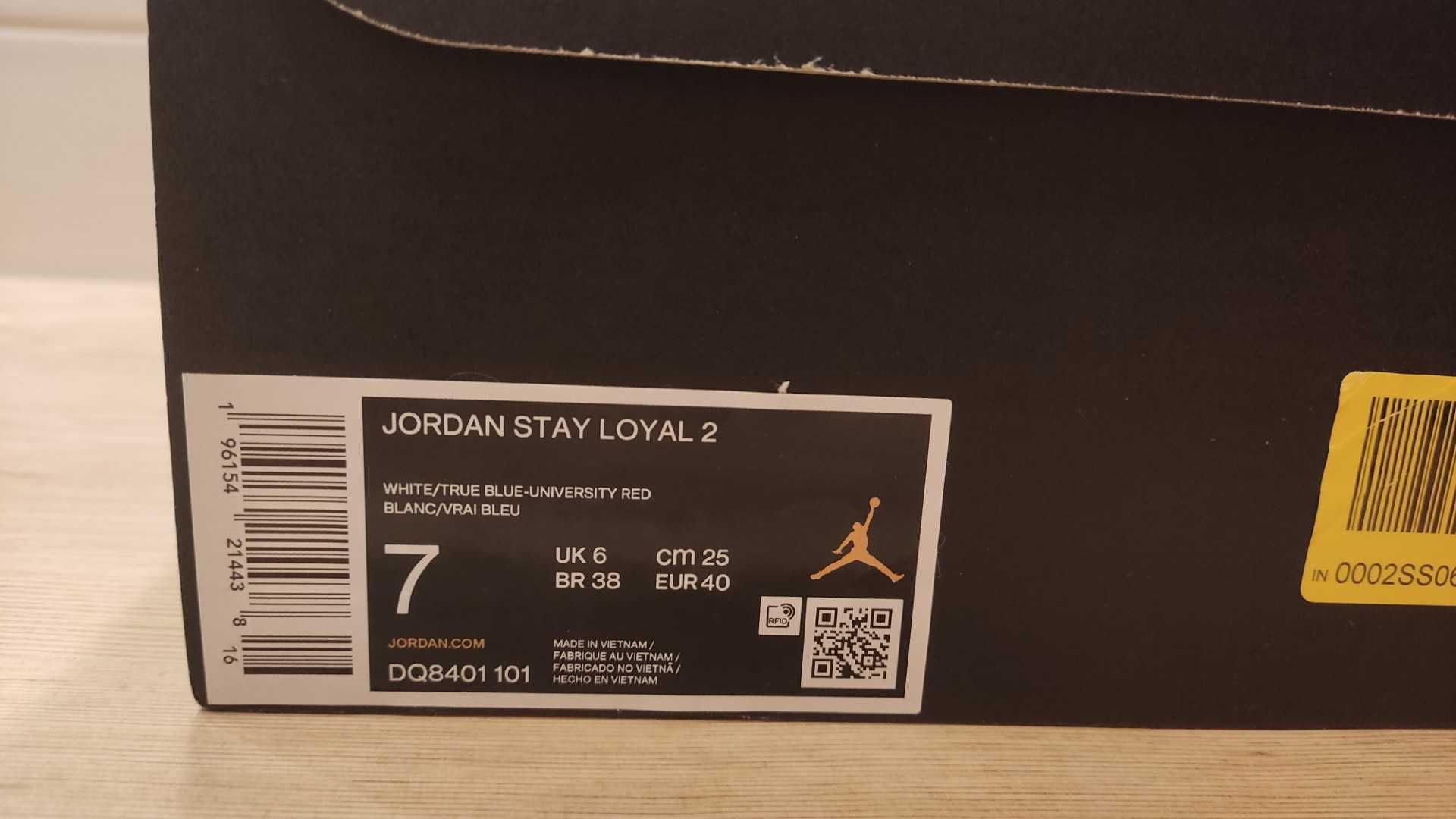 NOWE Buty Jordan Stay Loyal 2 r. 40 (25cm) do koszykówki